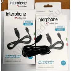 Interphone CUSBINTERPHONEF5 Кабель для зарядки мотогарнитур серии XT/MC через USB