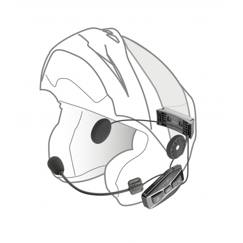 INTERPHONE U-COM16 Мотогарнитура на шлем Bluetooth® 5.0 MESH 2.0