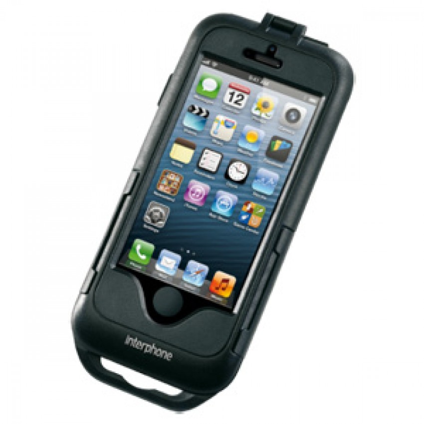 Interphone SSCIPHONE5  Держатель для iPhone5 Apple на нетрубчатый руль мотоцикла, скутера, мопеда