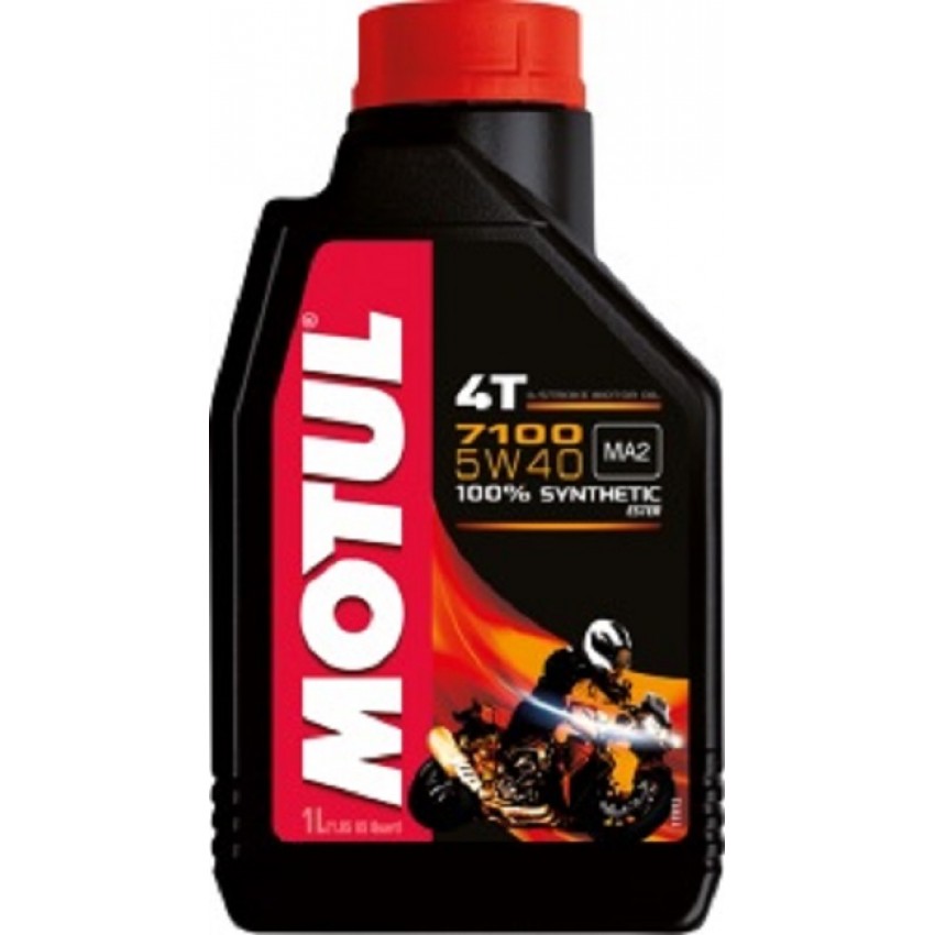 Купить MOTUL 7100 4T 5W40 Синтетическое моторное масло для мотоциклов с бесплатной доставкой по Москве и России