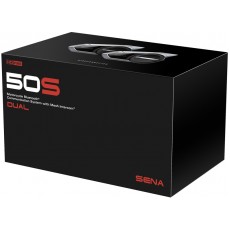 SENA 50S QUANTUM DUAL Комплект стерео мотогарнитур на шлем Bluetooth 5.0 (2шт.)