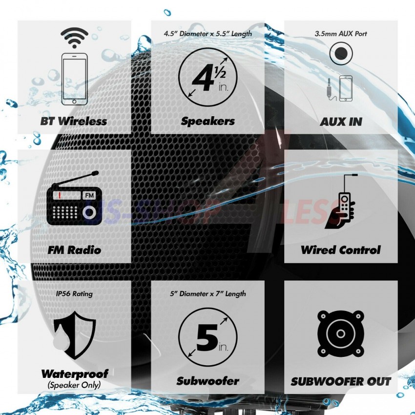 Aileap M600X Аудиосистема с сабвуферов 600 Вт.