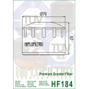 HI FLO HF184 Масляный фильтр на скутеры ADIVA, APRILIA, GILERA, PEUGEOT, Piaggio
