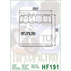 HI FLO HF191 Масляный фильтр (TRIUMPH, PEUGEOT )