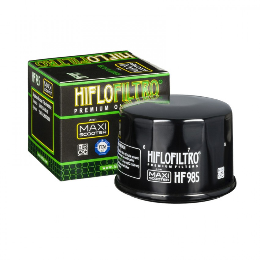 HI FLO HF985 Масляный фильтр для скутеров YAMAHA TMAX, KYMCO XCITING (F307,SF2006)